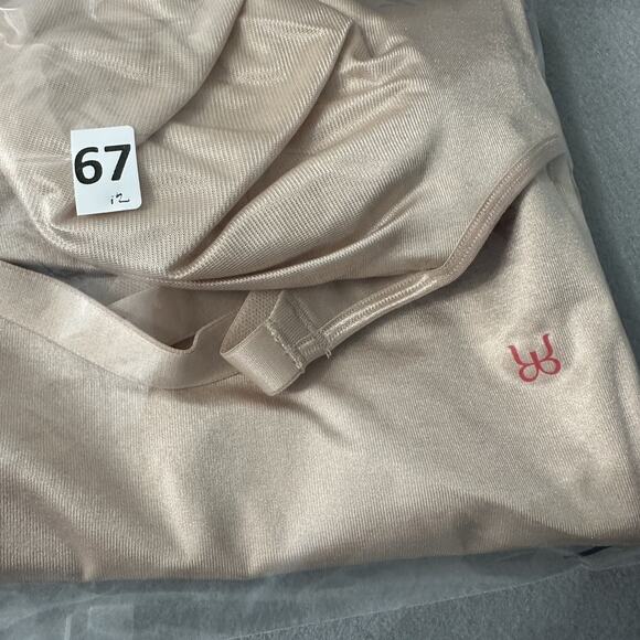 Ruby Ribbon Lace Full Support Cami 44 Beige Style #3024 Adjustable Shape Wear - Picture 11 of 14